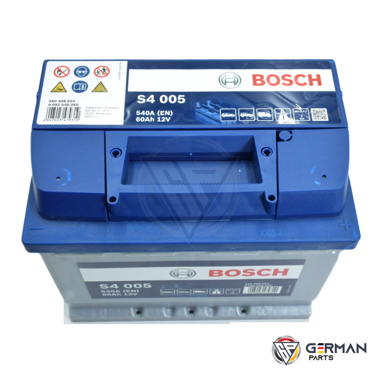 0092S4E050 Car Battery Bosch S4 E05 60Ah 12V 560A EN Start&Stop Ready to  Use