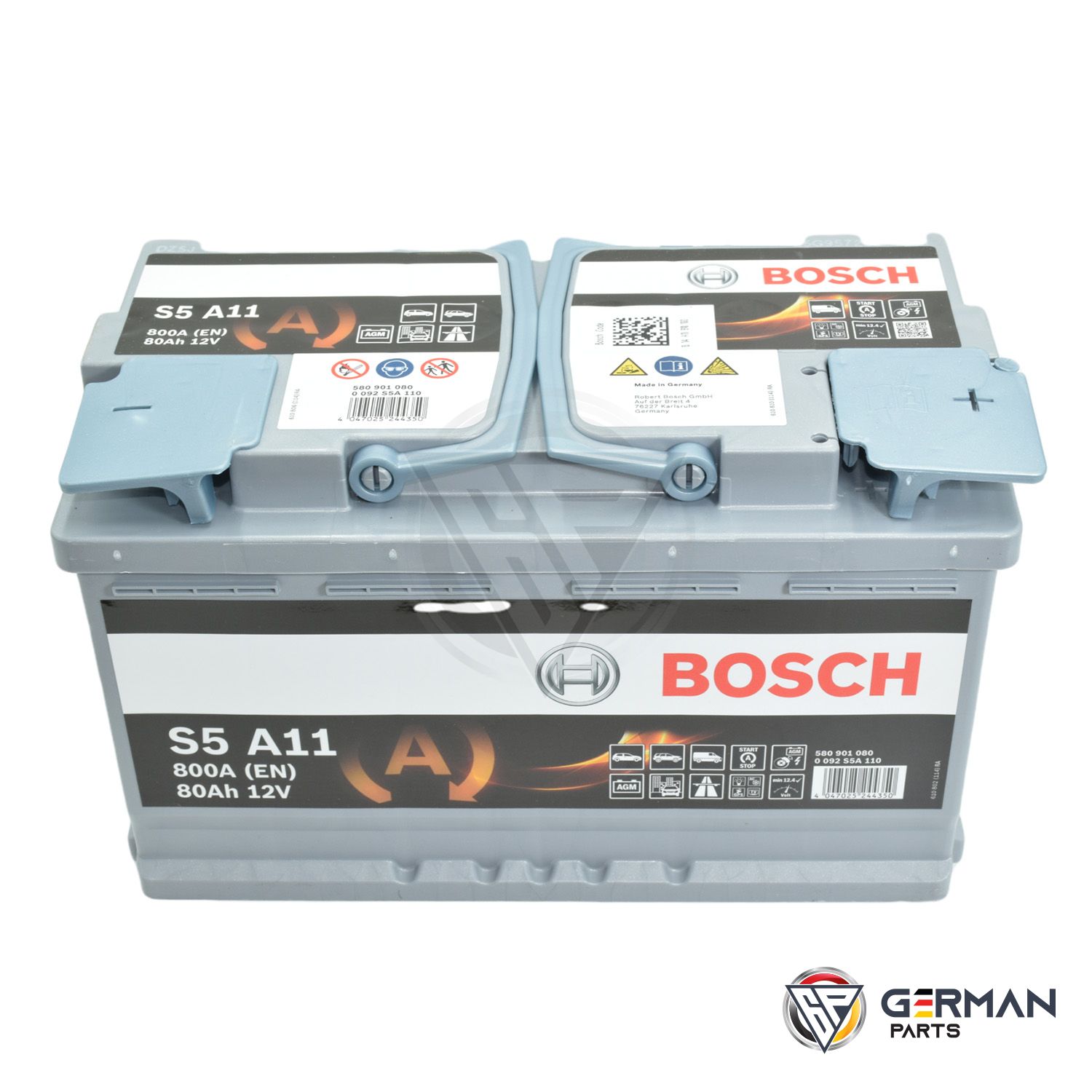 Batería de arranque BOSCH S5 0 092 S5A 110 800A, 80Ah, Batería AGM Precios  reducidos