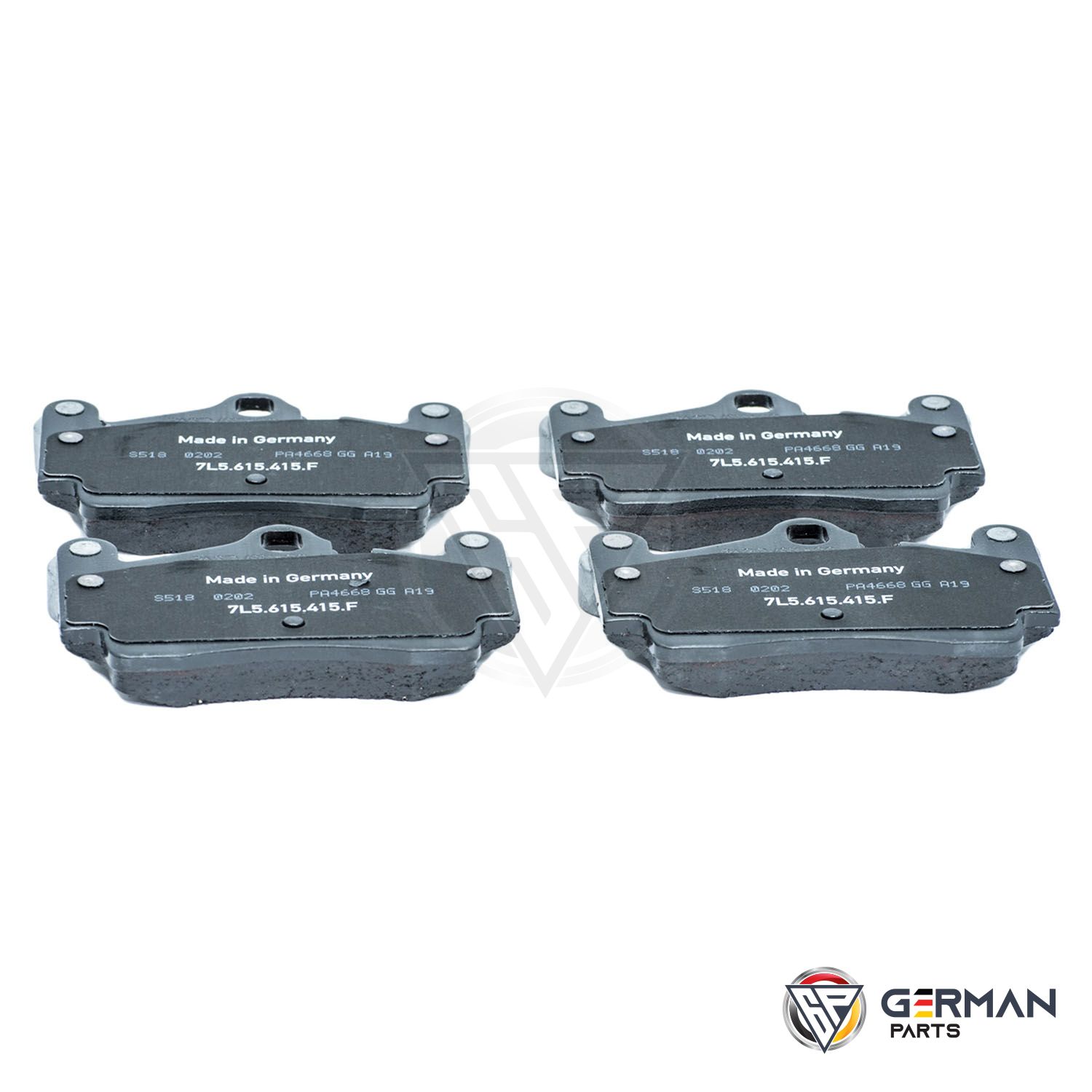 Buy Audi Volkswagen Rear Brake Pad Set 7L0698451A - German Parts