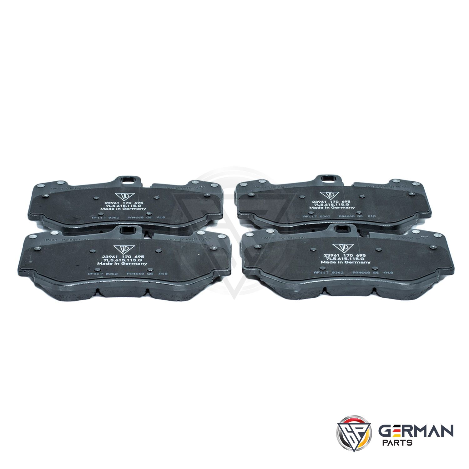 Buy Porsche Front Brake Pad Set 95535193952 - German Parts