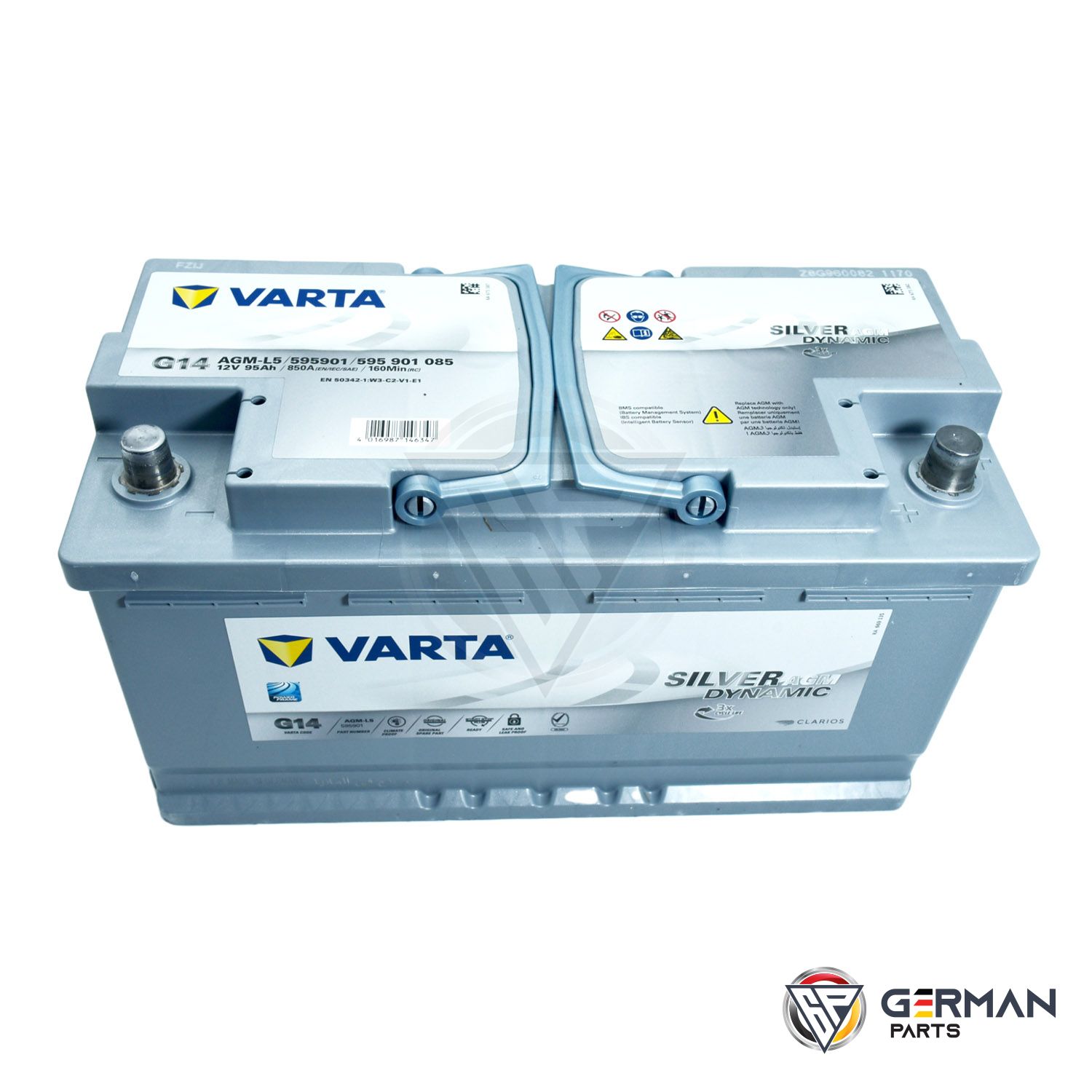 Buy Varta Battery 95 Ah Agm Varta DIN595901MFV-G14 - German Parts