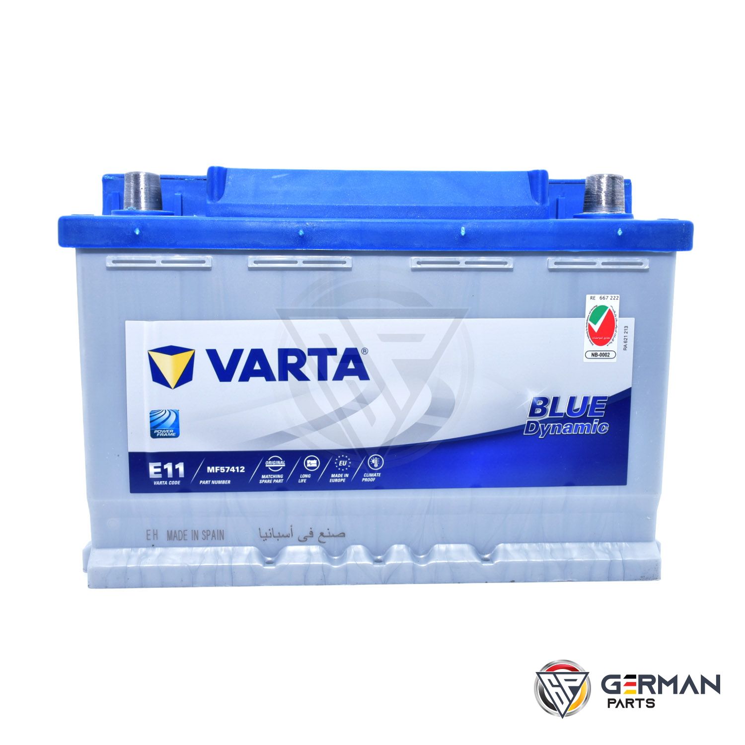Buy Varta Battery 74 Ah DIN747MFV-E11 - German Parts