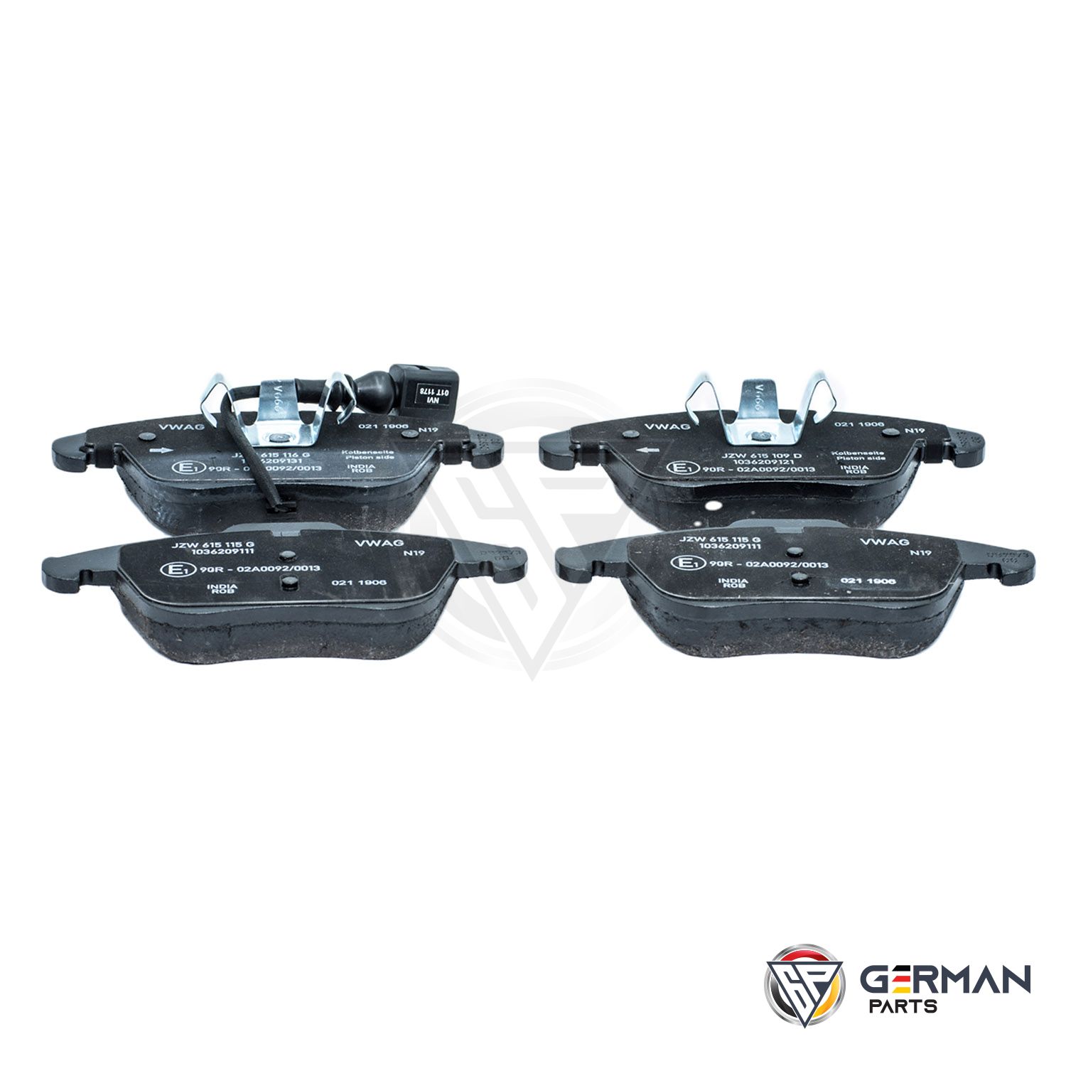 Buy Audi Volkswagen Front Brake Pad Set JZW698151S - German Parts
