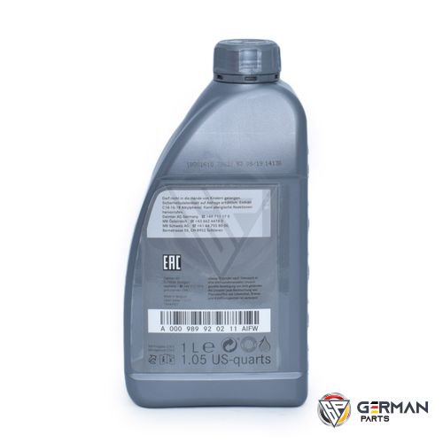 Buy Mercedes Benz Engine Oil - Mb - 5W40,1 Litre 0009899202 - German Parts