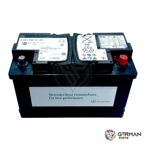 Buy Mercedes Benz Battery 80Ah 0019828108 - German Parts