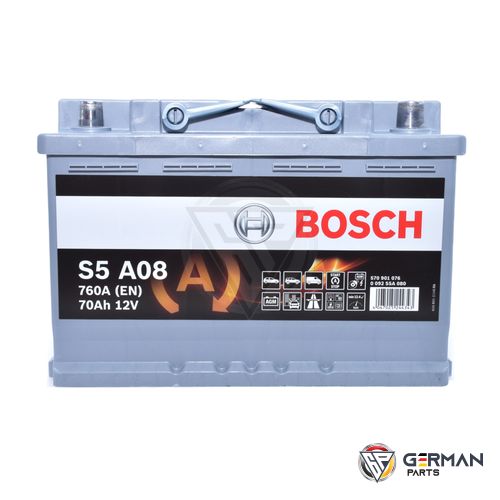 Buy Bosch Battery 70 Ah Agm 0092S5A080 - German Parts