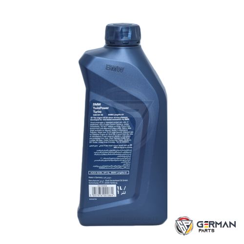 Buy BMW Engine Oil - 5W30 Twin Turbo 83212365930 - German Parts