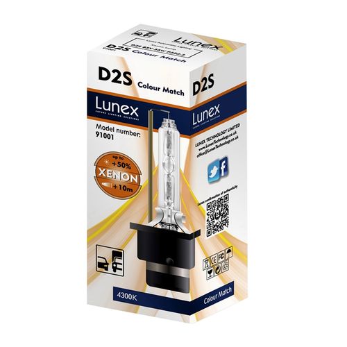 Buy Lunex Xenon Bulb D2S 85V 35W White 91001 - German Parts