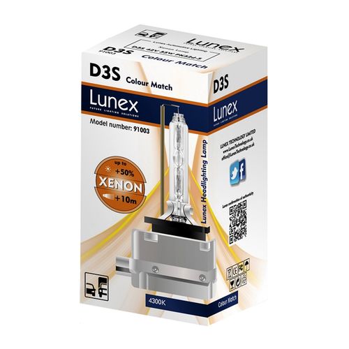 Buy Lunex Xenon Bulb D3S 42V 35W White 91003 - German Parts