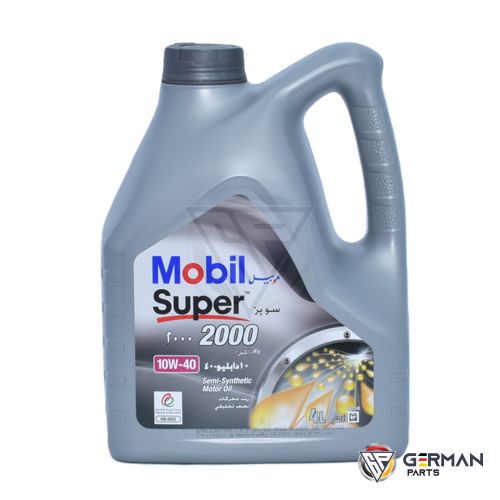 Buy Mobil Engine Oil - Super 2000 - 10W40, 4 Litres MOBIL-SUPER-2000-10W40 - German Parts