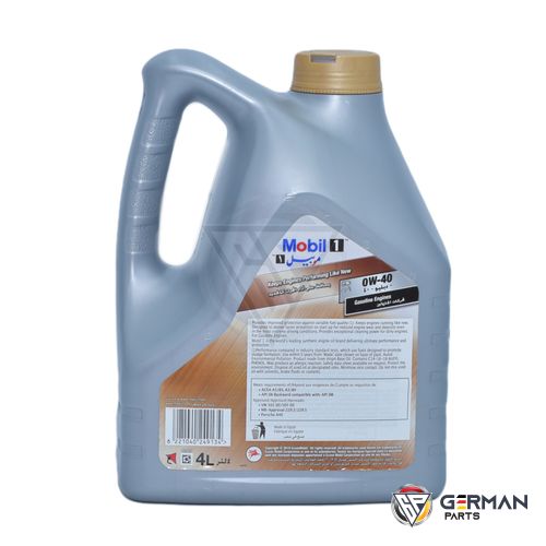 Buy Mobil Engine Oil - Mobil 1 - 0W40, 4 Litres MOBIL1-0W40 - German Parts